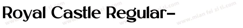 Royal Castle Regular字体转换
